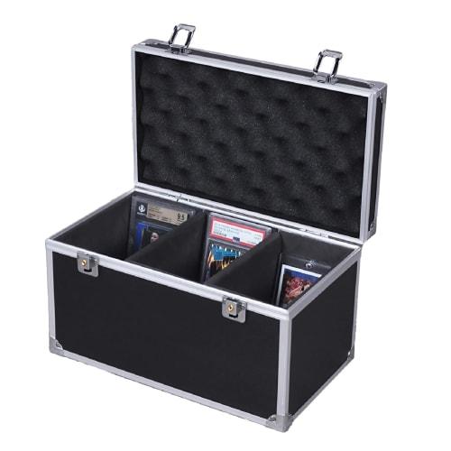 Cicogna PSA BGS Certified Magnetic Loader Card Storage Case, Large Capacity Attache Case, Box, Trading Card Deck Storage Box, Deck Holder (Type A: 3 R
