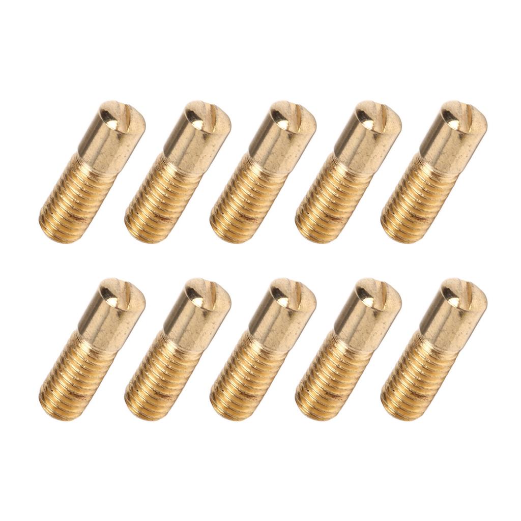 12Pcs Pickup Mounting Screws Metal Single Double Coil Pickup Screws for Electric Guitar M5 Gold