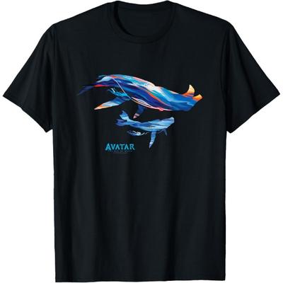 The Way of Water Tulkun Mother and Calf Illustrated T-Shirt