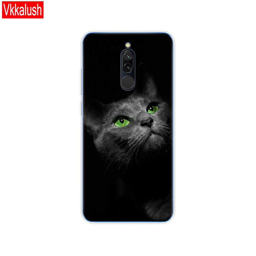 

силіконовий чохол для xiaomi redmi 8 чехли повний захист м яка tpu задня кришка на бампер redmi 8 hongmi 8 телефон сумка coque for Redmi 8
