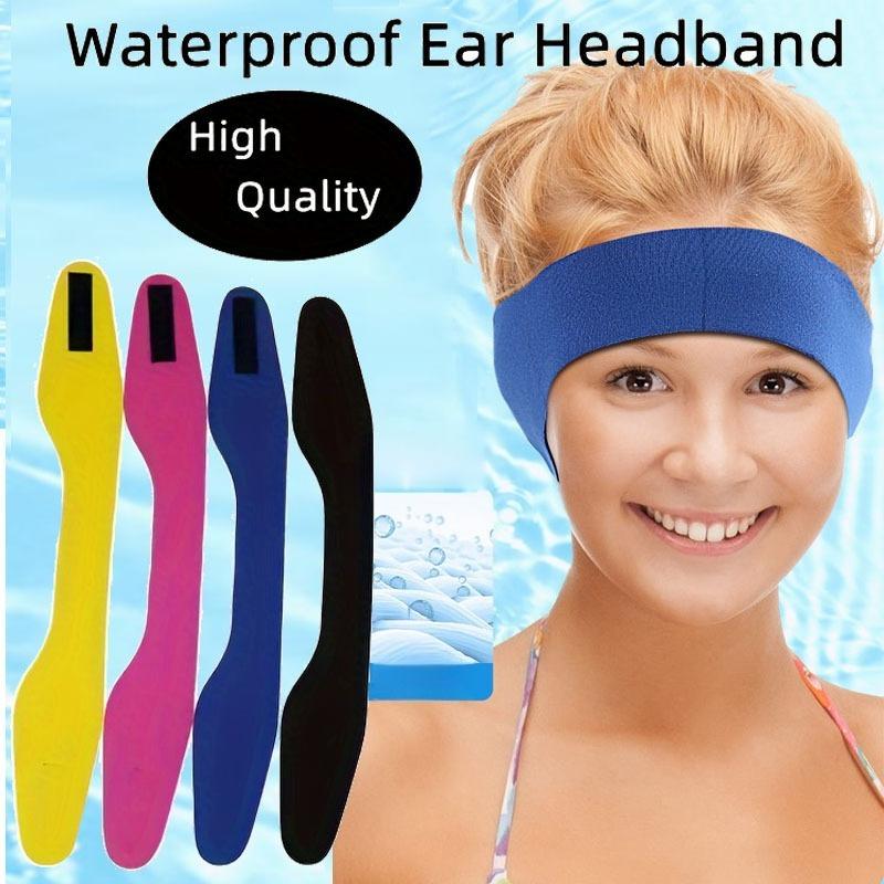 Children's and Adults' Ear Protectors, Swimming Headbands, Diving Materials, Bathing and Playing in Water, Waterproof Swimming Headbands