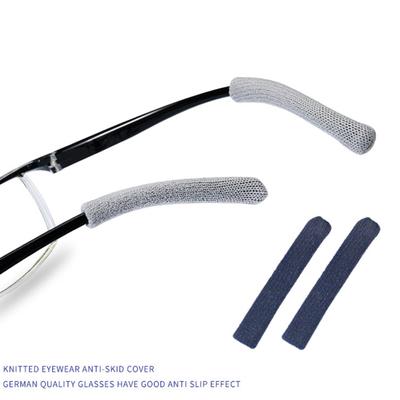 3 pares de anteojos, puntas de sien, retenedor de manga, antideslizante, cómodo, tejido, cubierta de puntas de sien para gafas
