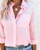 European and American Women's Long Sleeve Casual Lapel Shirt - Autumn/Winter 2020 Collection (Model: MC1033)