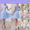 Elegant Women's Short And Long Formal Evening Party Ball Gown Prom Bridesmaid Dress