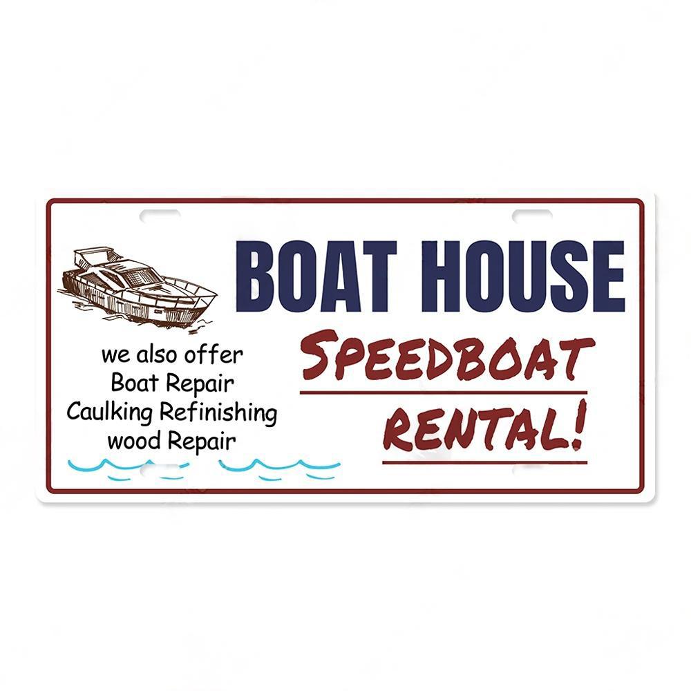 Summer Beach License Posters Wall Decor Plate Meal Sign Plaque Metal Vintage Tin Sign Room Decoration for Bar Pub