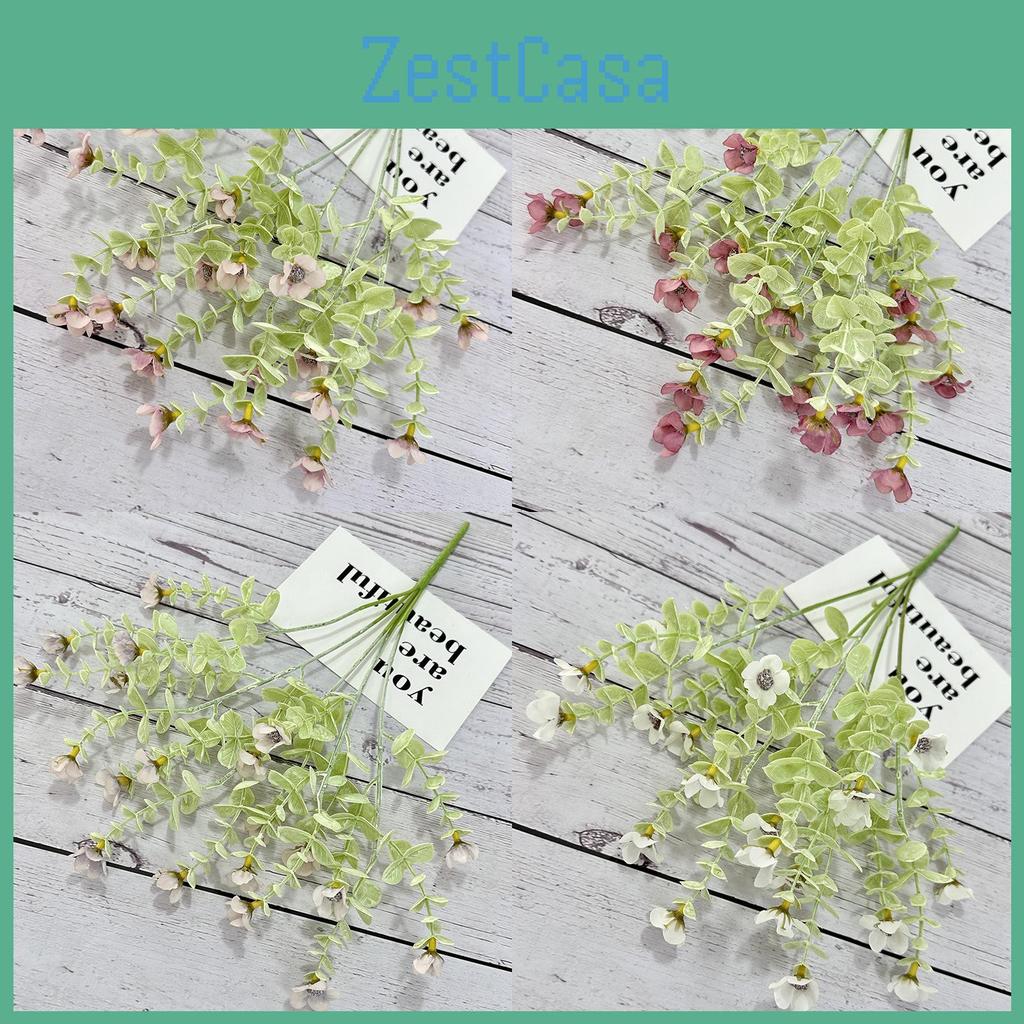 Dream Eucalyptus Blue Flower Bundle With Handmade Craft For Decoration Household