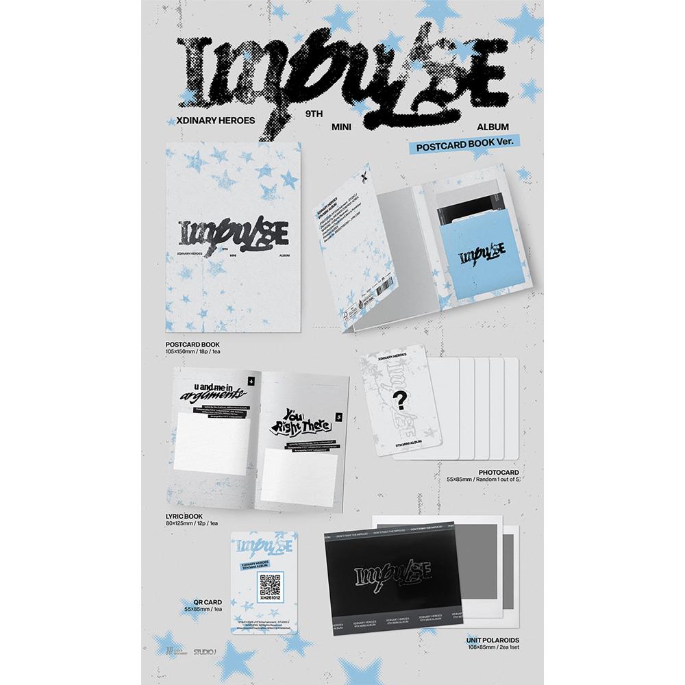 [Ön Sipariş] Xdinary Heroes - IMPULSE (POSTKART KİTABI Ver.)