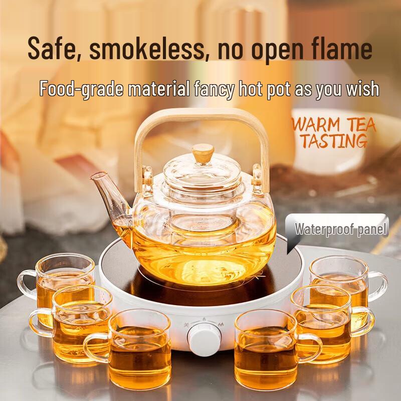 

Changshengyuan Electric Ceramic Tea Stove with Glass Teapot Set