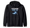 Kitesurfing Mode On - Kiteboarding Kitesurfer Zip Hoodie