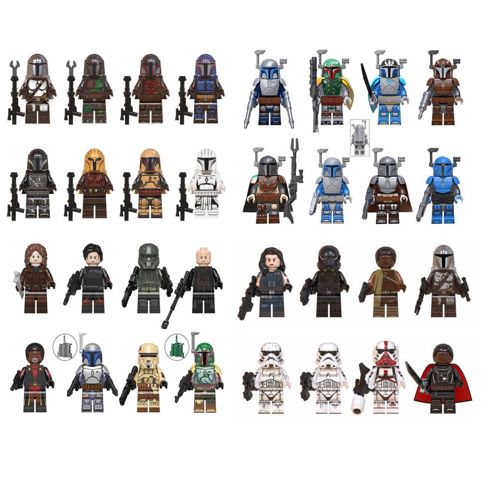 32PCS Star Wars The Mandalorian Assembled