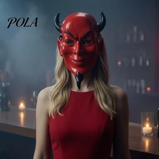 Classic Halloween Devil Prop Movie Theme Mask, Cosplay Masquerade Party Prop, Horror Mask Character Costume Accessory for Adults, Trick or Treat