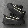 Fashion Street Style Original Men's Sneakers New Arrival Casual Leather Shoes Fashion Trend Male Thick Bottom Shoes Skateboard Footwear