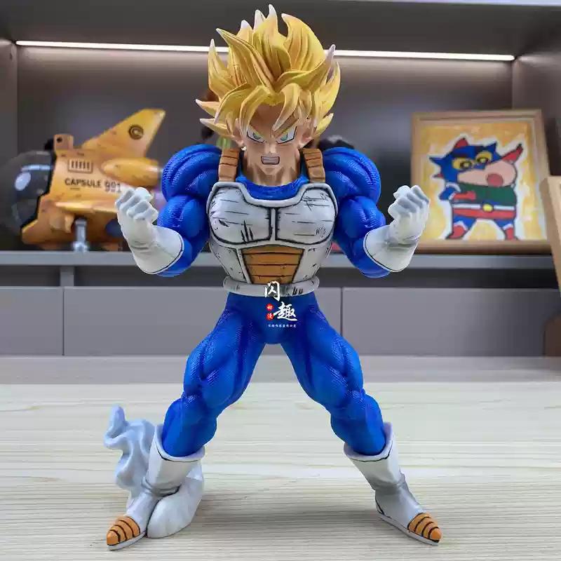 

Dragon Ball sFat Studio Practice Goku Muscle Goku Handmade GK Statue Anime Model Ornament Birthday Gift Simulation