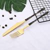 5 stücke Kreative Holzgriff Westlichen Besteck Set Edelstahl Gold Besteck Messer Kuchen Gabel Teelöffel Besteck Geschirr Set