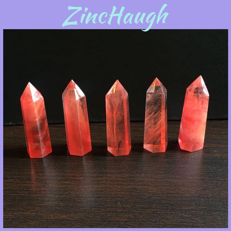 Unique Exquisite Red Quartz Crystal Single Terminated Wand For Spiritual Growth