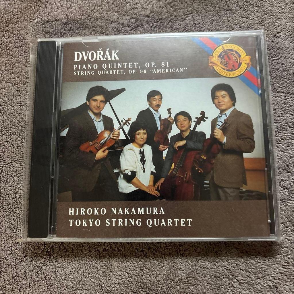Used Dvorak Piano Quintet Tokyo String Quartet CD