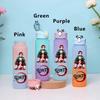 750ML Demon Slayer Cartoon Plastic Gradient Water Cup Portable Leak Proof Water Bottle Student Outdoor Sports Travel Water Cup