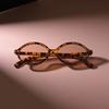 Óculos de Sol Oval Pequeno Armação Casual Mulheres Homens Óculos de Sol Feminino Cores Espelhadas Marca de Designer Moda Óculos de Luxo