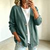 Giacca Casual da Donna con Bottoni Frontali Colorata per l'Uso Quotidiano