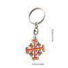 Convenient Christian Cross Keychains Pendants Symbol of Faith Suitable for Religious Individual Fashion Enthusiasts