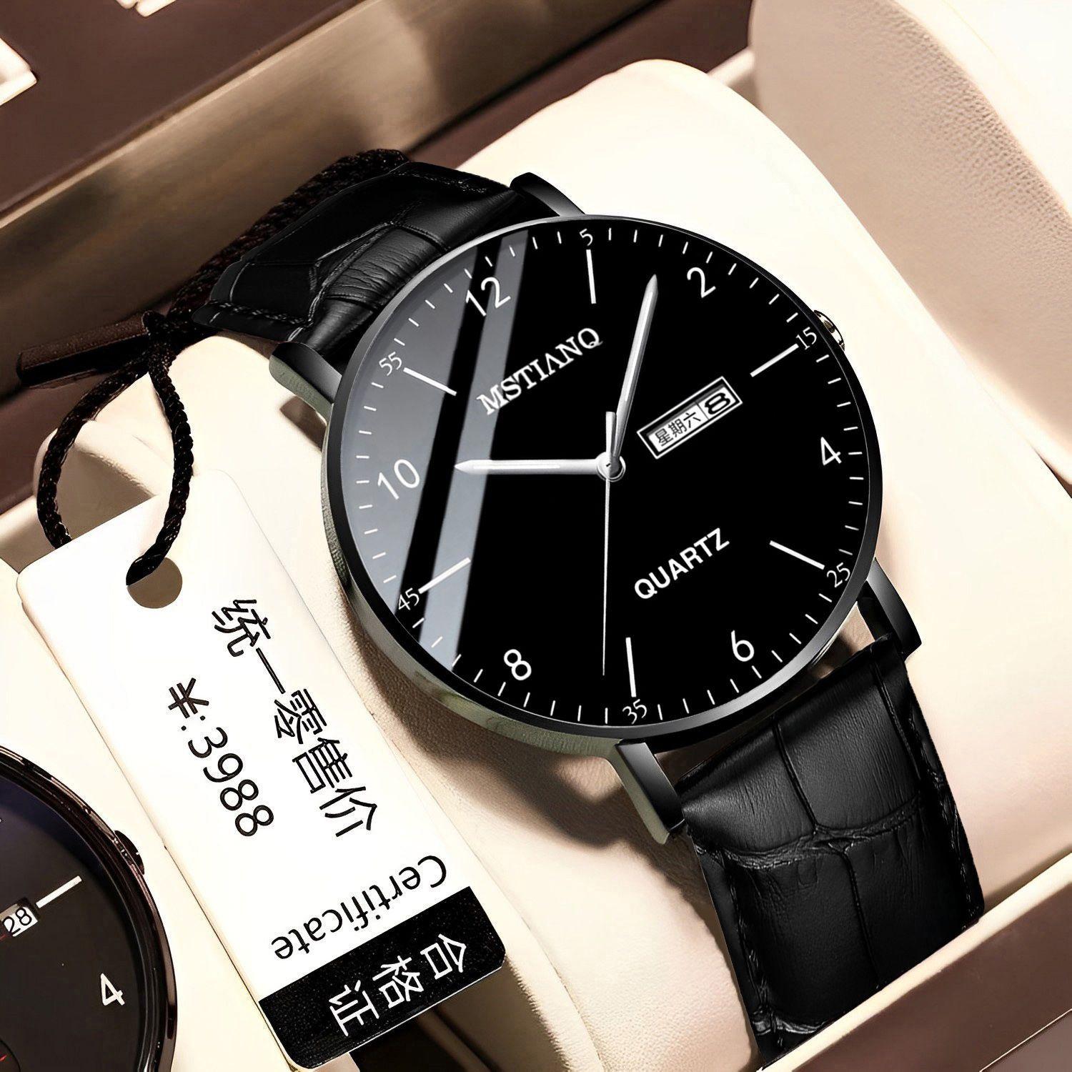 Men S Watch Male Student Quartz Watch Trend Junior High School College Student Luminous Fashion High Value Quartz Watch
