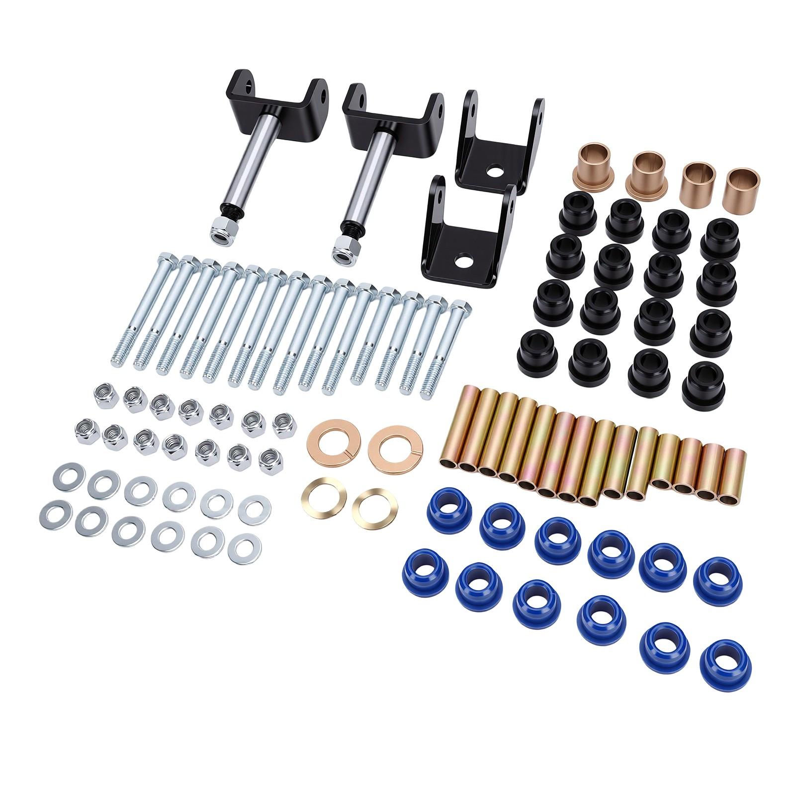 Vooras Revisieset voor Golfkar 1016384 Vervanging voor Club Car DS 1993 en hoger Benzine en Elektrisch black