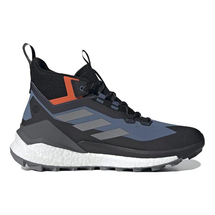 adidas Terrex Free Hiker 2 GORE-TEX Wonder Steel Grey Men Sneakers Blue Grey-Three Impact-Orange GZ3288