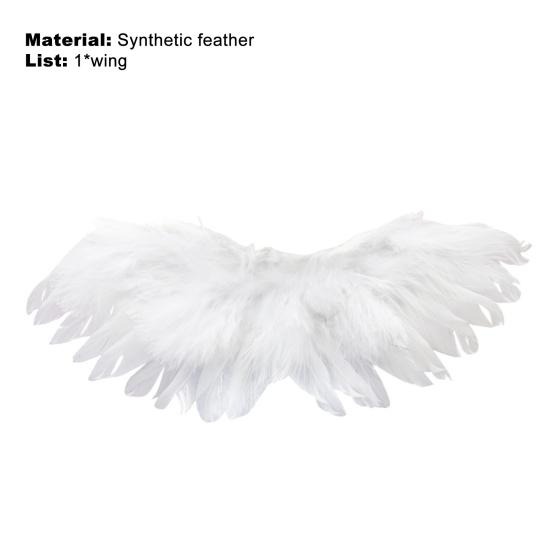 Lovely Angel Wing Ornament Funny Wear-resistant White Doll Wing Decor for Decoration