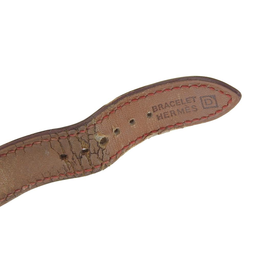 HERMES Belt watch Watches BE1.210 WhiteDial Stainless Steel/leather Quartz Analog display Women Used