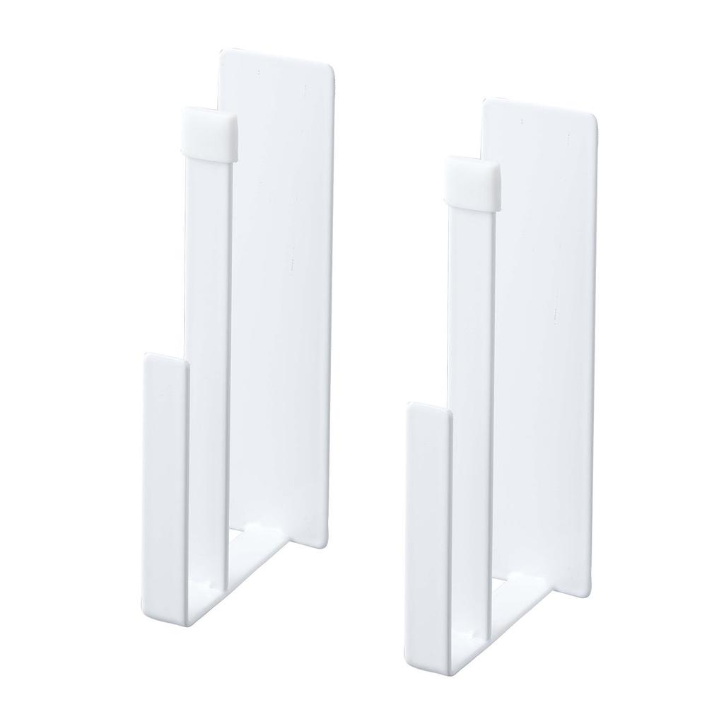 Yamazaki Magnetic Kitchen Tray Set of W4 x x Tower Holds Round Adjustable 5050 Holder, 2, White, Approx. D7.2 H16cm, Shape, Trays, Width,