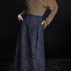 De Mana Elegant Petite Commuter Mid-Length Straight Skirt