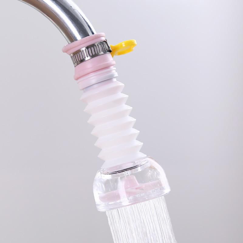 New Telescopic Rotating Faucet Kitchen Splashproof Tap Head Water Filter Nozzle Kitchen Tools