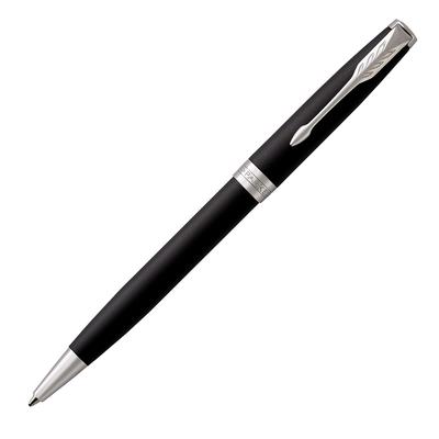 PARKER Sonnet Kugelschreiber Mattschwarz CT Mittlere Spitze Ölbasis Geschenkbox Offizieller Import 1950881
