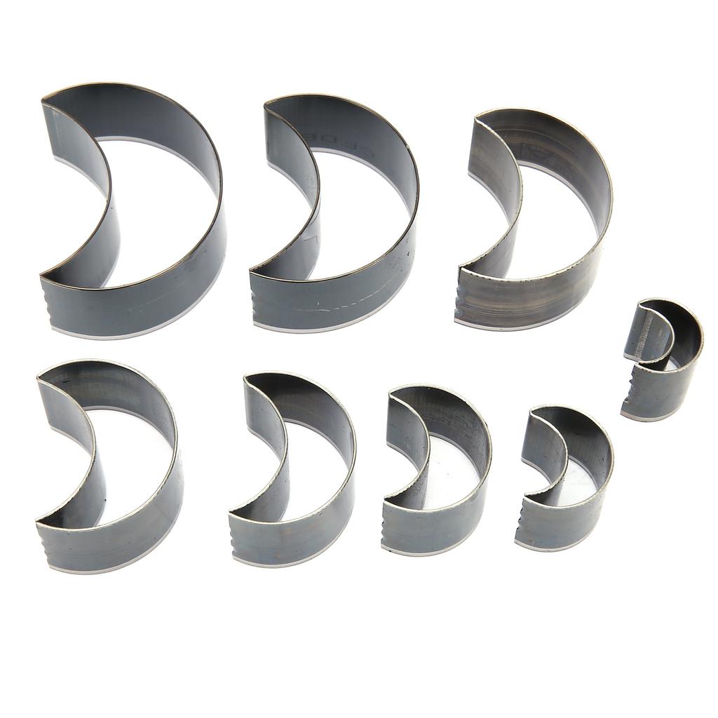 8Pcs Leather Die Cutter Leather Craft Punch Cutting Dies High Carbon Steel for Working