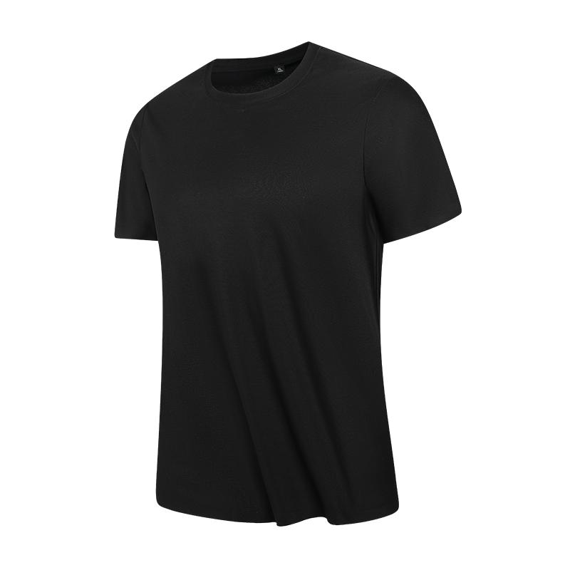 Half-sleeve Men's Round-neck Ice Silk T-shirt, Men's Sports And Leisure Running Tops, Men's Light And Breathable Fitness Short-sleeves