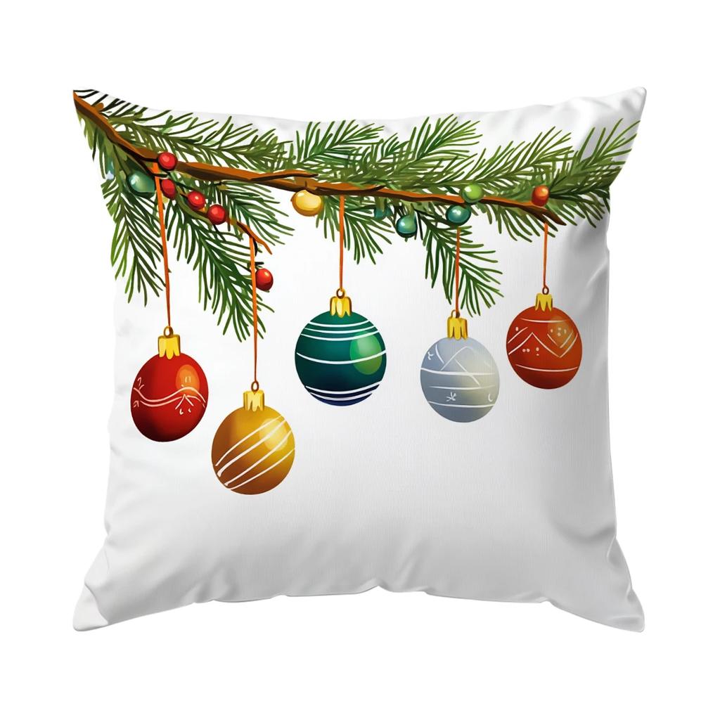 Christmas ball decoration Cushions Pillowcase Cushion Cover Throw Pillow Sofa Decoration Pillowcover Home Car Decor
