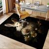 1pc Rabbit Carpet Office Rug Outdoor Mat Home Decor Area Carpet Festival Gift