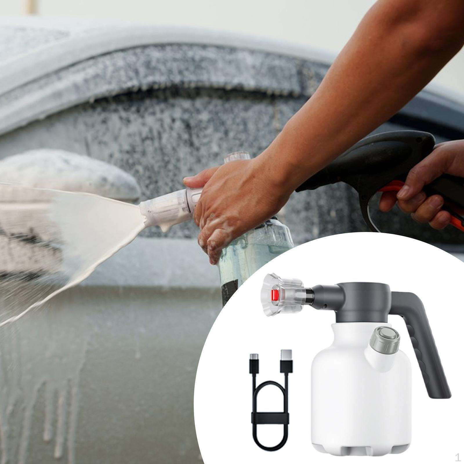 Электрический пенный распылитель для мойки автомобилей Портативный 2л Беспроводной Накачиваемый Универсальный Заряжаемый Распылитель