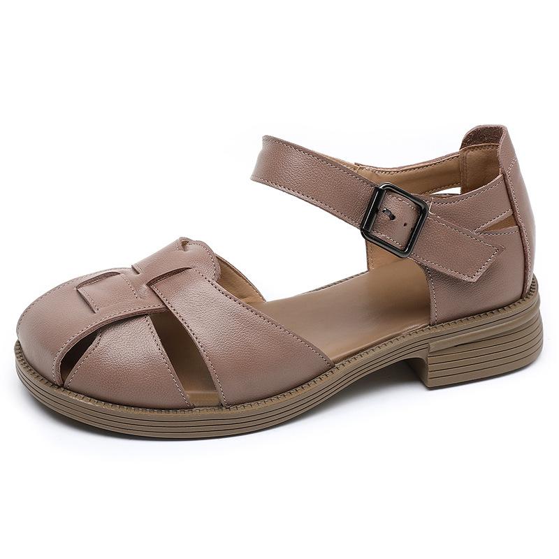 

Fashion GKTINOO Women Shoes Summer Sandals Female 2025 Genuine Leather Women Casual Comfortable Woman Shoes Sandals Women Summer Shoes 12