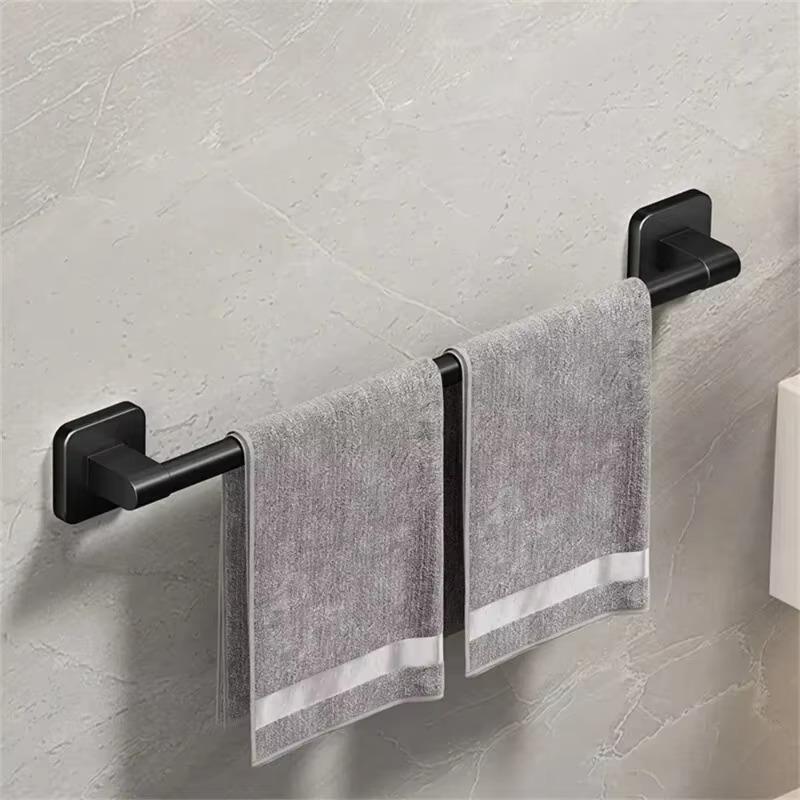 New wall mounted towel rack, bathroom storage rack without drilling holes, bathroom crossbar towel rack, kitchen bathroom access