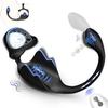 Prostate Massager Vibrating Penis Cock Ring Vibrator Cock Training Delayed Ejaculation Anal Plug Remote Control Testicle Ring Vibrator Sex Toy for Men