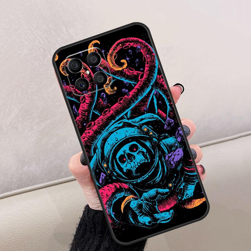 Horror Skull Gothic For Honor Magic 8 6 7 Pro Case For Honor 400 Lite 200 50 70 90 X8c X8b X9a X9b X9c X9d Win RT