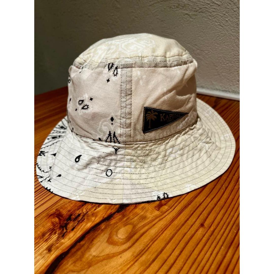 Used KAPITAL Capital Hat Bandana Patchwork Bucket HAT (Long Brim)