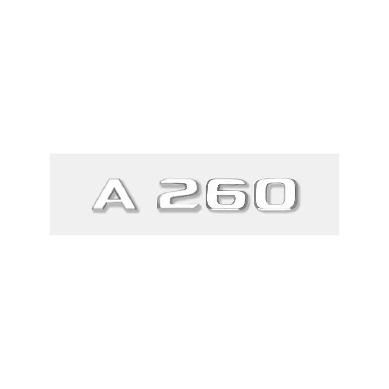 A45 A160 A180 A200 A220 A250 A260 A280 A35L Letter Logo Car Sticker for Mercedes Benz A Class Refit Rear Boot Label Trunk Badge