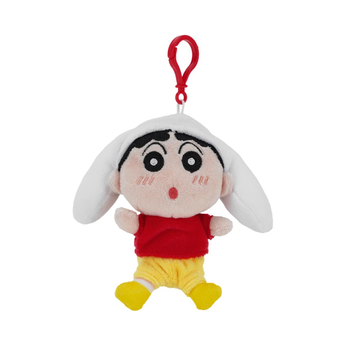 Sanrio x Ediya Coffee x Crayon Shin-chan Doll Keyring Zzanggu ONE SIZE