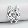 Wolf Suit Collar Badges Stainless Steel Phoenix Brooches Vintage Lapel Pins  Decoration