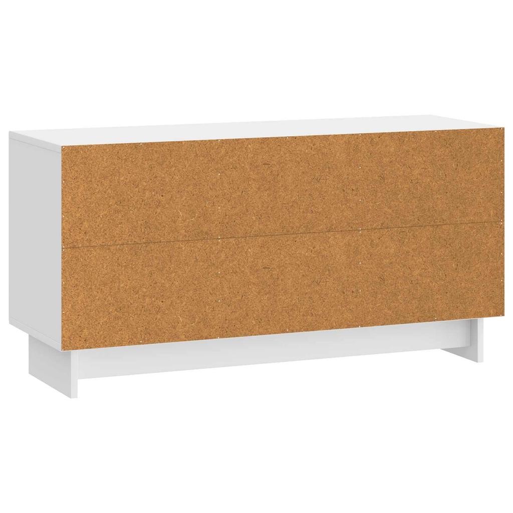 TV Cabinet High Gloss White 99 x 34.5 x 50 cm Particleboard