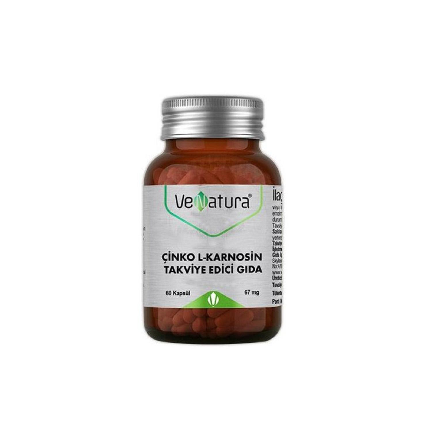 

Zinc L-carnosine 67mg 60 Capsules