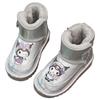 2025 Winter New Arrivals: Girls' Waterproof Snow Boots with Fleece Lining, Cartoon Design, Warm Cotton, for Little Girls