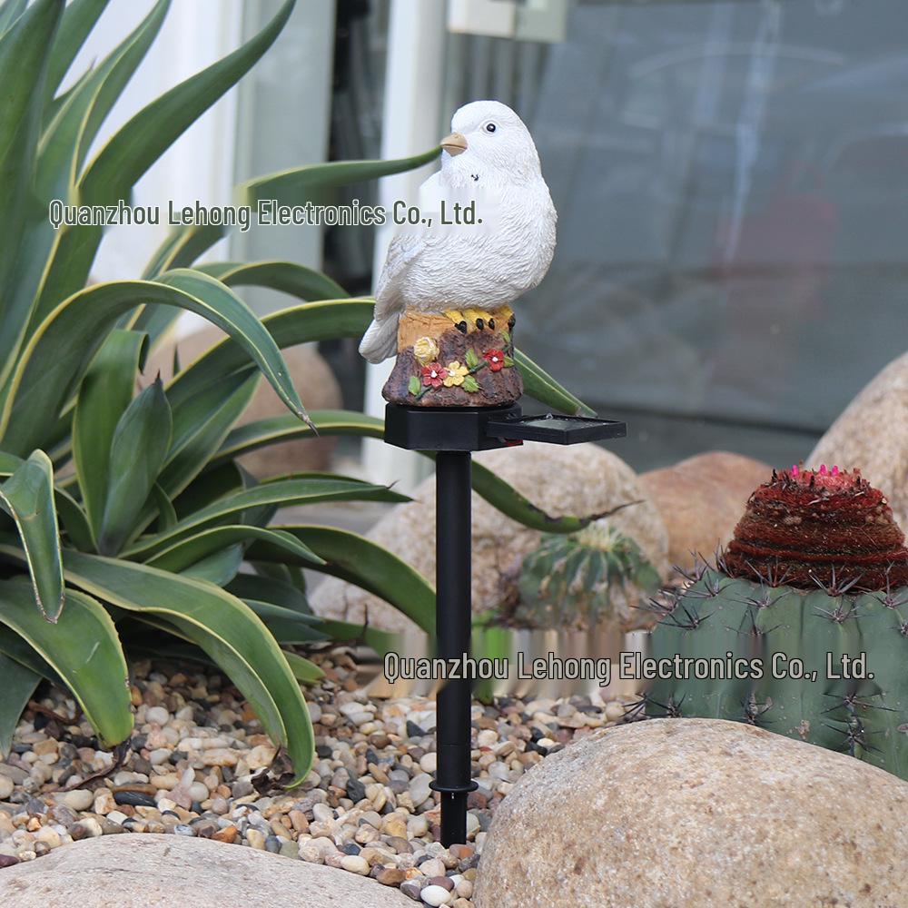 LED Solar Cartoon Bird Lawn and Garden Decorative Lights